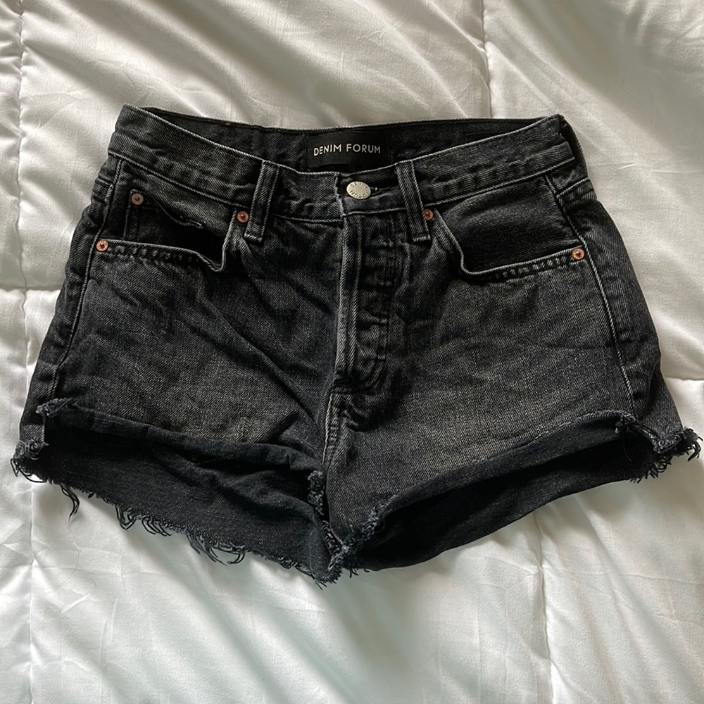 Aritzia denim forum shorts